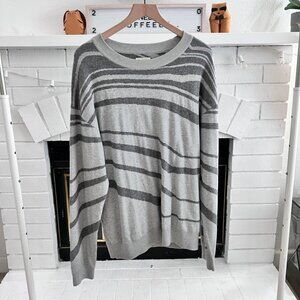 Open Edit Stripe Crewneck Sweater